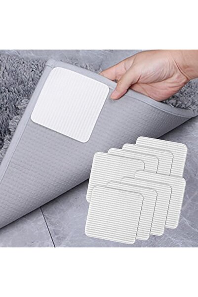 Generic Bolivia's Anti Slip Rug Pad, 8 PCS 100x100mm Thin Adhesive Tapes, Non...