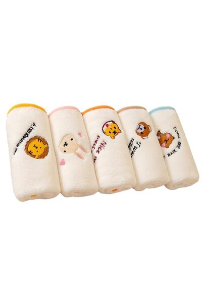 Generic 5Pcs Muslin Baby Washcloths and Towels, Organic Cotton Baby Washcloth...