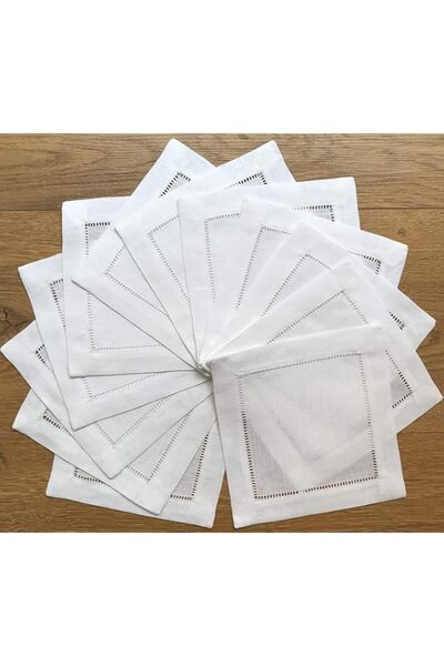 Generic Cloth Napkins, White Kitchen Linen Cocktail Napkin Disposable Napkin ...