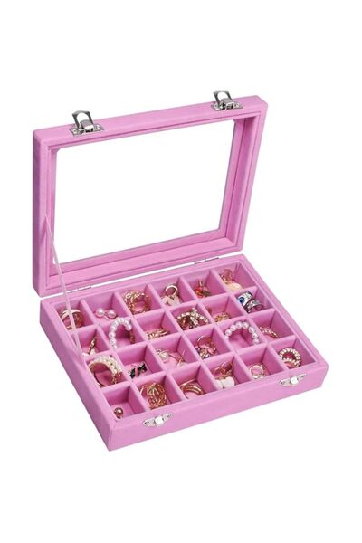 Generic Brand Jewelry Display Organizer Tray, Velvet Fabric, 20.3cm x 15.2cm ...