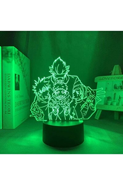 Generic Brand 3D Night Light Anime Illusion LED Decor Anime Lamp Satoru Gojo ...