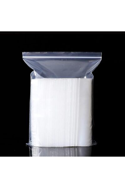 Generic 100pcs Plastic Resealable Zipper Bags, Clear Poly Ziplock Bags,Sealed...