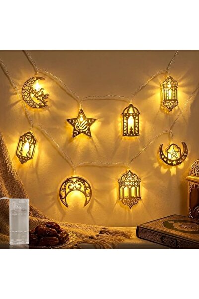 Generic Eid Mubarak Lights Battery Operated 1.65 m 10 LED Fairy String Lights...