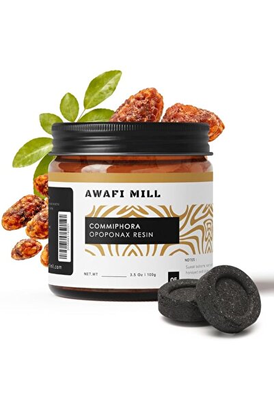 Generic Brand AWAFI MILL Opoponax Resin Incense - 100% Natural - Premium Hand...