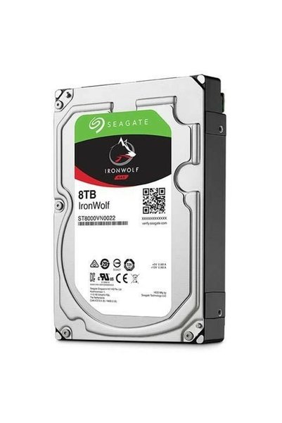 Seagate IRONWOLF 8TB 7200RPM 256MB SATA3 ST8000VN004 NAS HDD RESMİ DİSTİ GARANTİLİ