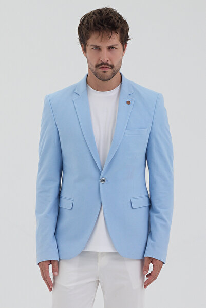 Frappoli 3116 LCS Jachetă sport slim fit pentru bărbați, din țesătură de bumb...