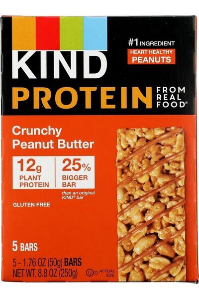 kind Protein, Crunchy Peanut Butter, 8oz (Pack Of 5)