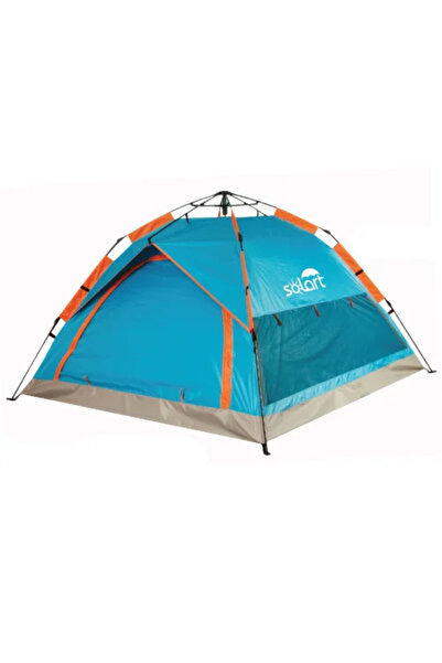 SOLARTEC Σκηνή παραλίας αυτόματη 210x210x135cm polyester μπλε SOLART