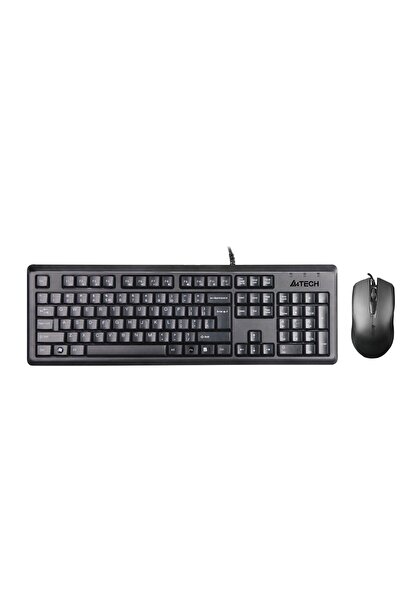 A4 TECH KR-9276 USB MULTİMEDYA SİYAH Q KLAVYE MOUSE