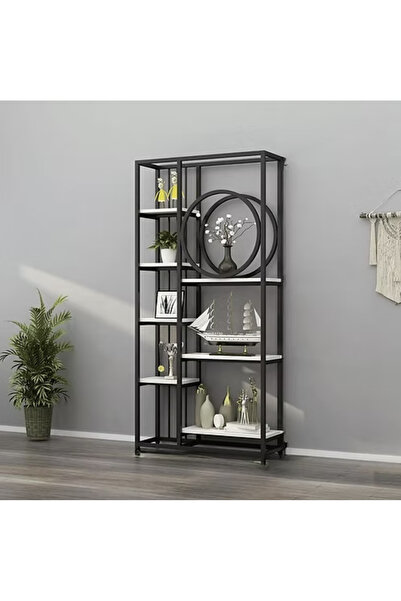 kold concept KC-0172 Geometrik Metal Kitaplık Tasarım Mobilya