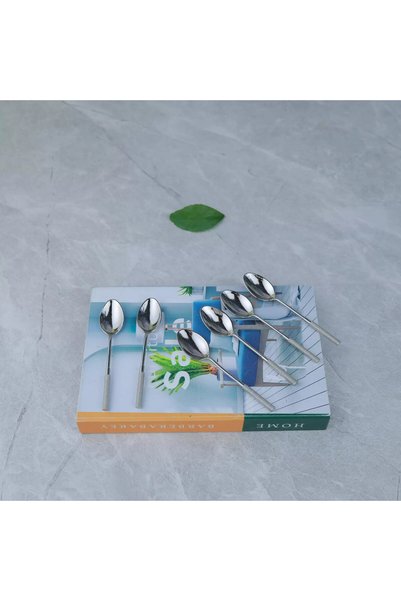 Al Hadaya Mall Stainless Steel Sugar Spoon Set with Elegant Design - Silver - 11 cm