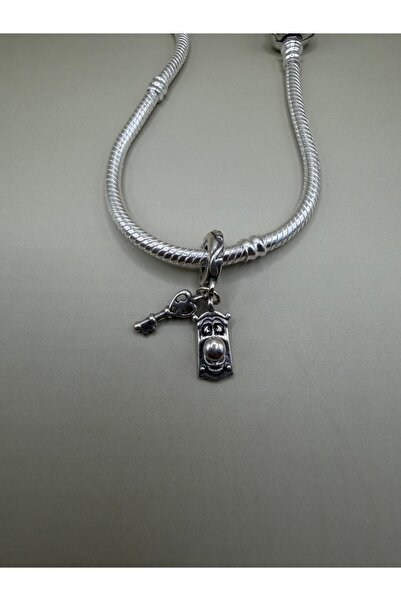 Pandora Disney Alice in Wonderland Key & Door Knob Dangle Charm