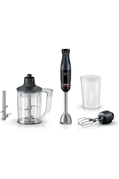 Bosch Serie 4 El Blenderi ErgoMaster, 1000 W, Siyah Antrasit, Metal, 4 Kanatl...
