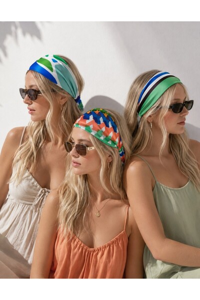 GODE 3 Pieces, Elastic Hair Bands