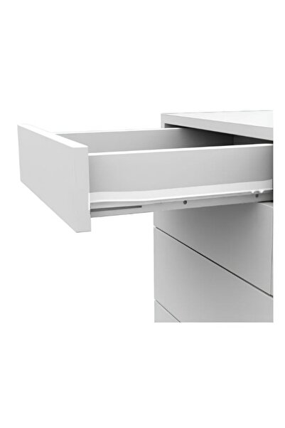 Serra 25 CM Beyaz Çekmece Ray