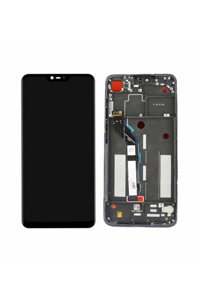 Generic Brand Mi 8 Lite Compatible Screen with Frame (Black)