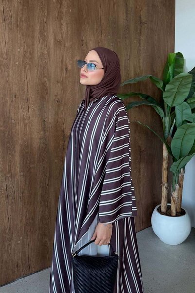 Hazamoda Somon Tunik Kahve