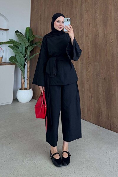 Hazamoda Korean Two-Piece Suit Black
