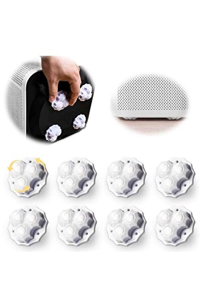 Generic Strong Self-Adhesive Caster Wheels, 360° Swivel, No Floor Damage, 8 P...