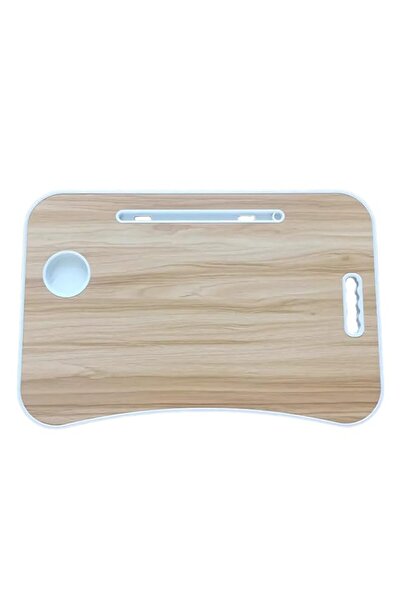 Generic FEELINGS Multi Purpose Foldable Wooden Laptop Table | Table Top | Chi...