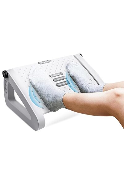 Generic Adjustable Height Foot Rest for Under Desk at Work, Ergonomic Foot St...