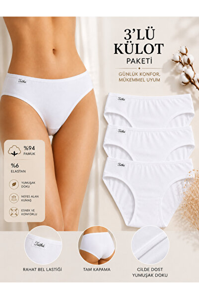 3'lü Bikini Külot