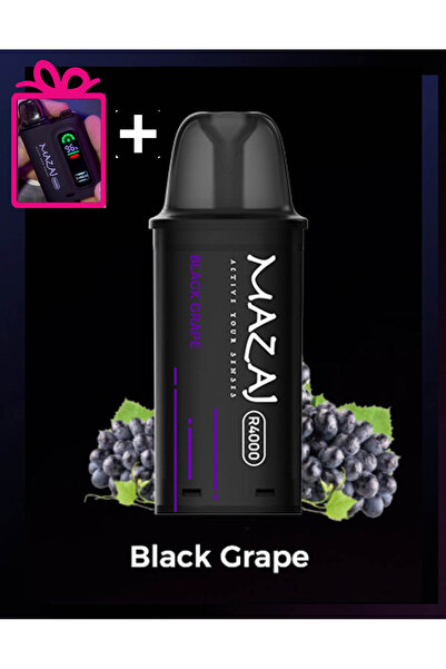 Mazaj Mazza Pod Black Grape 4000R Free Mazza Device