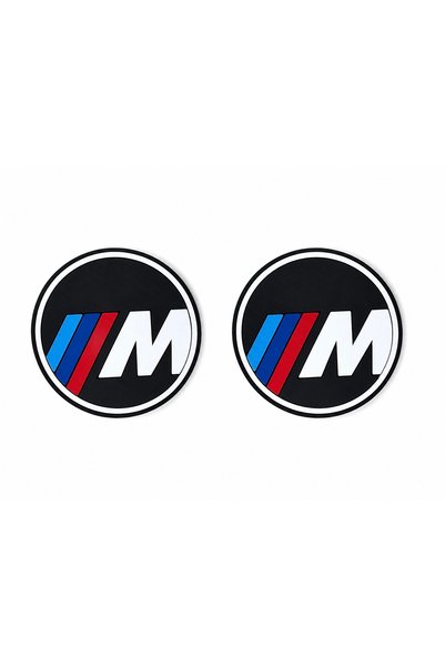 RoseTR M Logo Cup Holder Coaster Compatible with Bmw m Logo Cup Holder 72mm M3 M5 E46 E60 E90 F30
