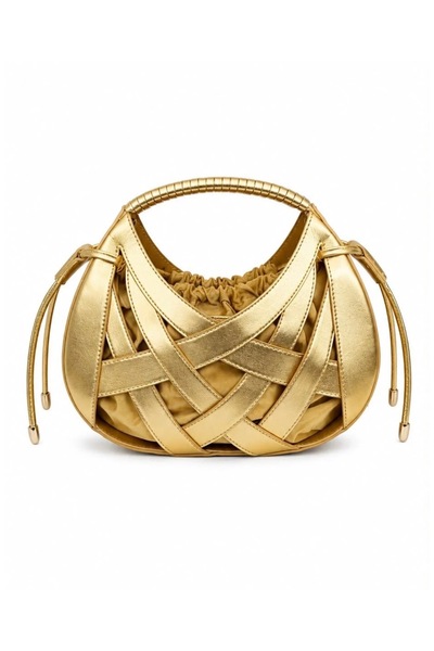 Angelovia Cage Detailed Drawstring Bag