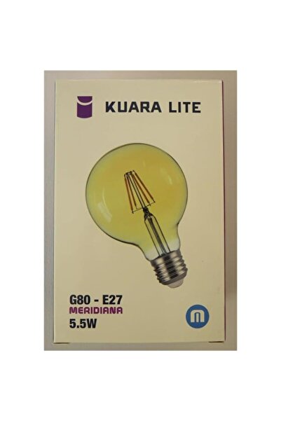 Generic Premium Omnium Clear Led Filament Light G80 5.5 Watts Warm White E27 ...