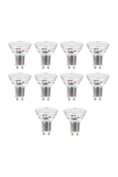 Generic Osram PAR16 4.5W GU10 LED Spotlight Bulb 10-Pieces, Warm Whit