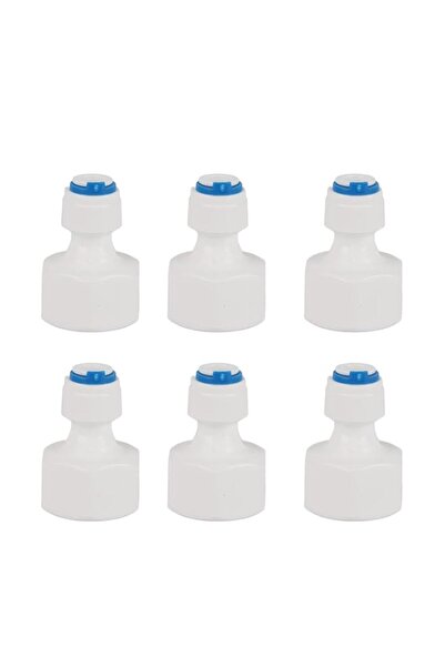 Generic 6pcs Quick Straight Connector, 1/4 Tube OD to 1/2 Pipe Tube Kit Water...