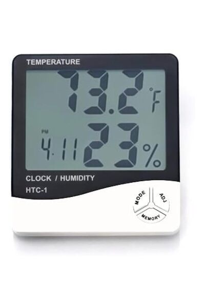 Generic Digital LCD White Thermometer Hygrometer Temperature Humidity Meter