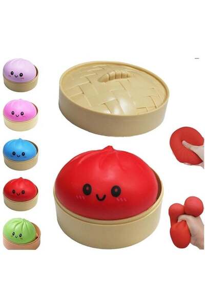 Top One Dumpling Squishy Dumpling Stress Ball Steamed Stuffed Bun Stress Reli...
