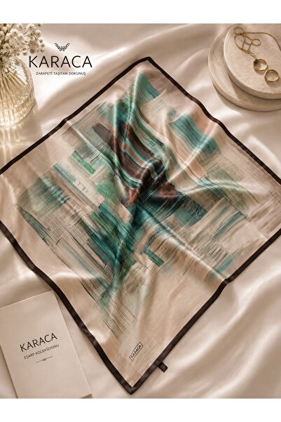 Karaca Abstract Desenli Twill Eşarp