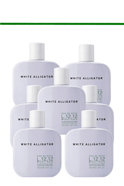 EMYC 7 Pieces White Alligator Perfume 100ML