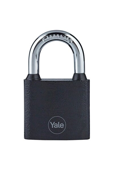 OEM Yale Y111B/38/121/1 λουκέτο με κλειδί, ατσάλινο, μαύρο, 38 χιλιοστά