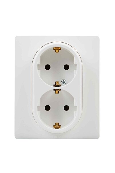 OEM Legrand Niloe 396477 двоен контакт Шуко, за вграждане, включена рамка, за...