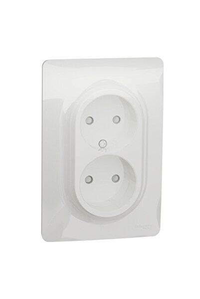 OEM Schneider Electric Noua Unica NU206318 διπλή πρίζα, εντοιχιζόμενη, παιδικ...