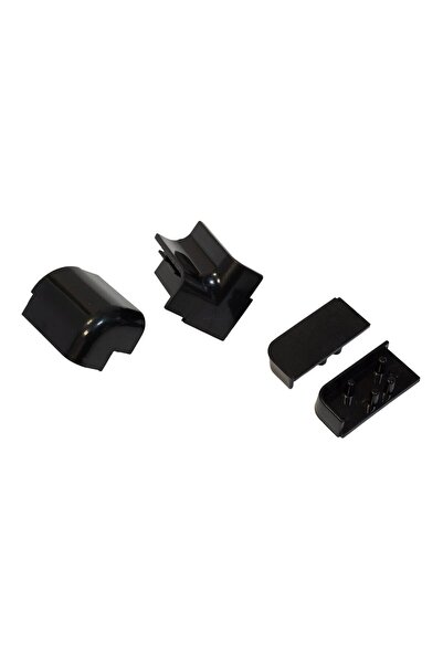 OEM Accessory set for rectangular anti-splash skirting board, vertical mounti...