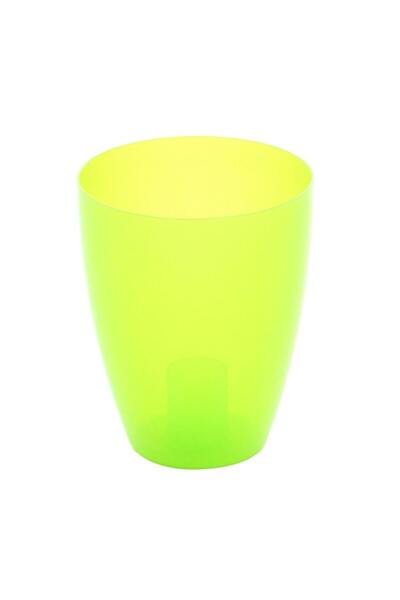 OEM Ghiveci din plastic, Miltonia, pentru orhidee, verde transparent, D 13.3 cm