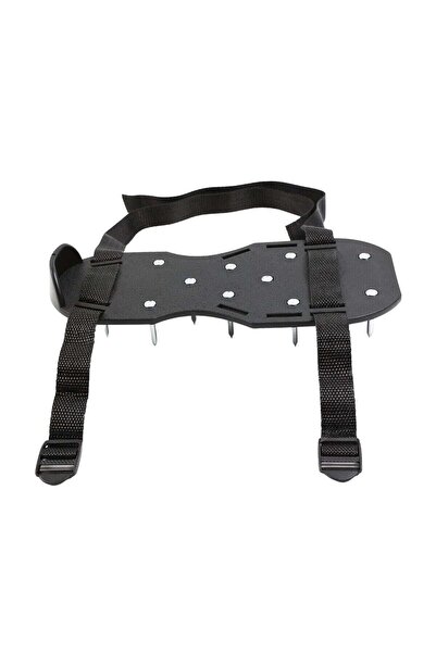 OEM Spiked clogs for hoeing, with strap + buckle, polypropylene, black, unive...