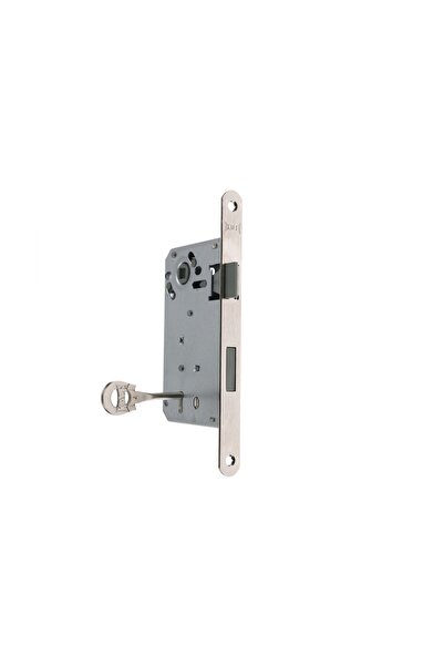 OEM Mortise lock for interior door, Kale 221, with 1 key, 50 x 90 mm