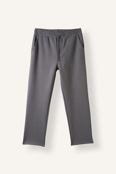 DeFacto Regular Fit Belted Lace-Up Straight-Leg Sweatpants F0308Ax26Au