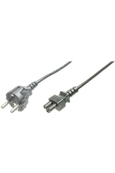 Digitus Καλώδιο Schuko - IEC C5 0,75μ Μαύρο (AK-440115-008-S)