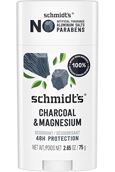Schmidt’s Schmidt's Aluminum-Free Vegan Deodorant Charcoal & Magnesium with 4...