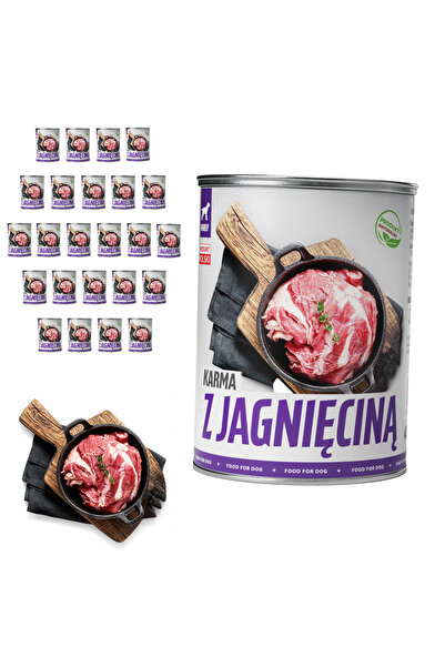 Tuf Tuf TufTuf hrană umedă completă pentru câini cu miel, conservă 24x400g Pate