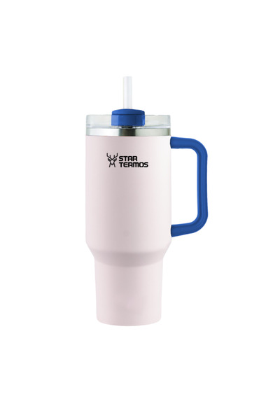 Star Termos Aqua Series 900 ml Steel Thermos with Straw |   8 Hours Hot, 12 H...
