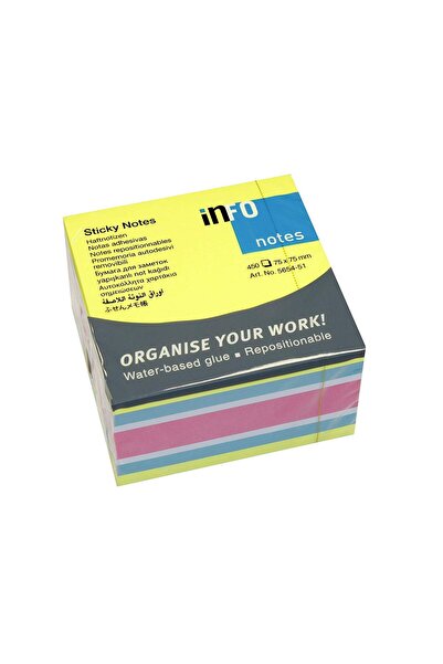 MC Micostore Notes adeziv 75*75mm 450 file info notes