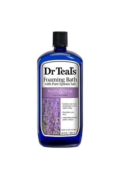 Dr Teals رغوة استحمام ملح إبسوم النقي سوث اند سليب باللافندر من دكتور تيلز - ...